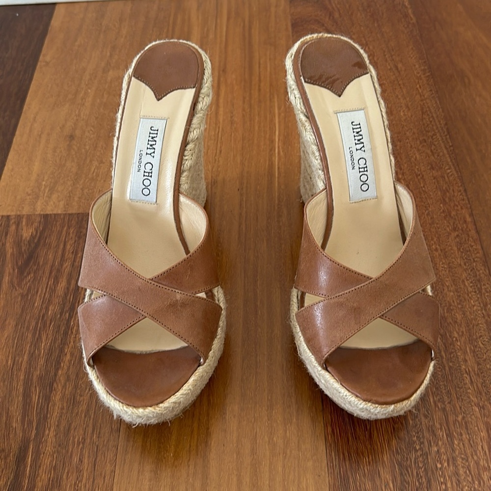 Jimmy Choo Tan Espadrilles